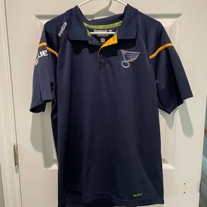 St Louis Blues Reebok mens polo